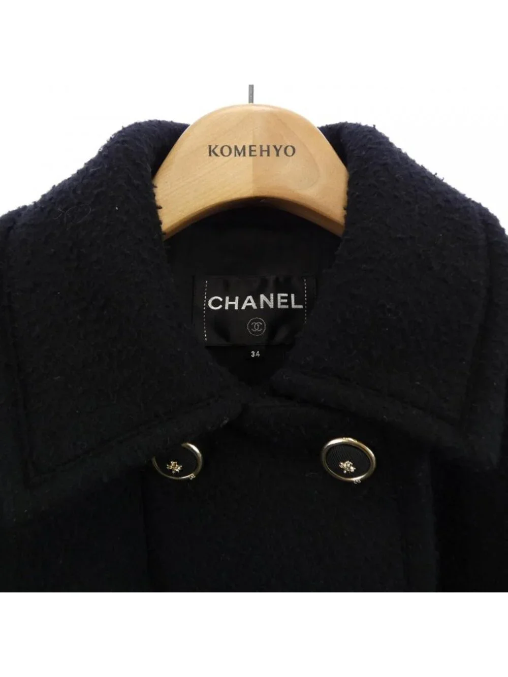 Chanel Coat Black